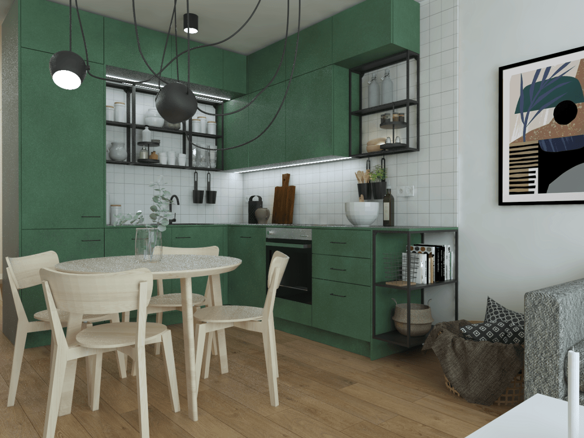 Design och inredning av nyproducerad&nbsp;tvåa