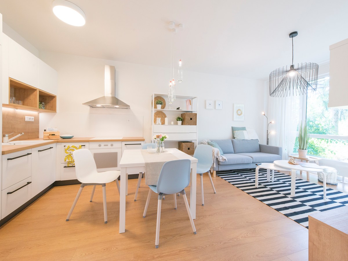 Design och inredning av nyproducerad&nbsp;tvåa